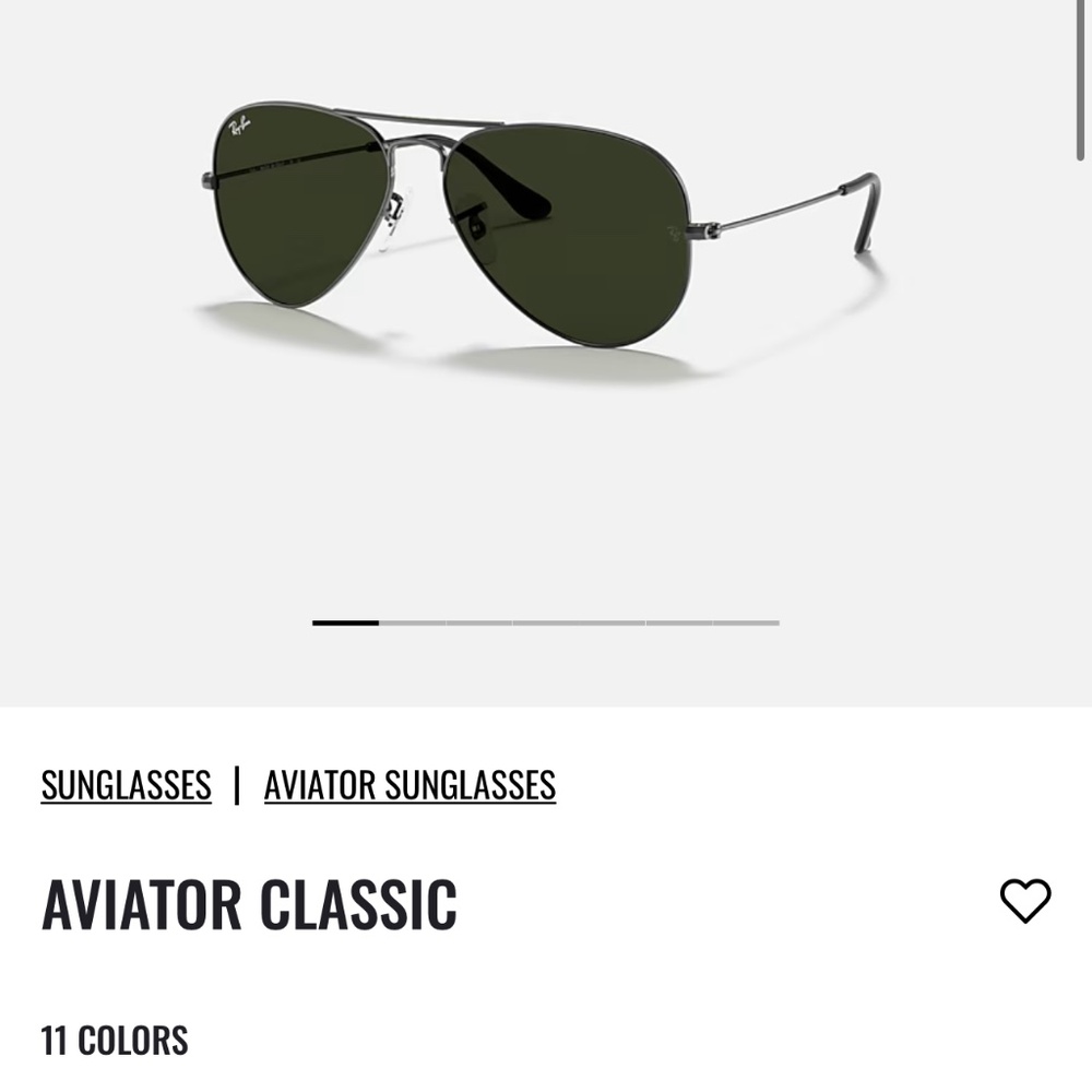 RayBans Aviators Sunglasses